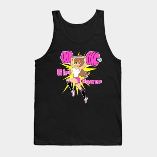 Girl Power, Weightlifting women, gym girl, fitness girl Tank Top